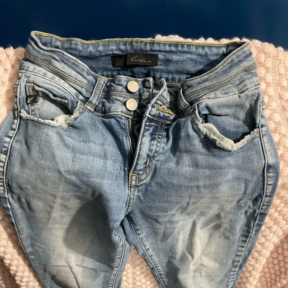 Kancan Stylish Light Blue Jeans for Women